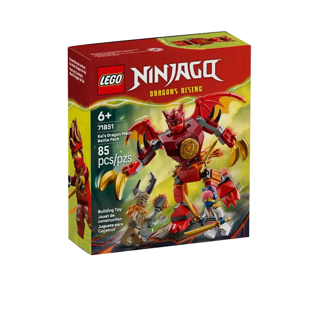 Lego NINJAGO 71851 Kai's Dragon Mech Battle Pack ของแท้ 100% มือหนึ่งกล่องสวยพร้อมส่ง