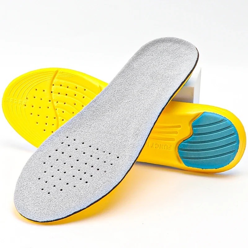 รองช้ำ พื้นรองเท้า แผ่นพื้นรองเท้า ดูดซับแรงกระแทก แผ่นรองรองเท้าแบบหนา Memory Foam Insoles Men Women Sports Shoe Pads