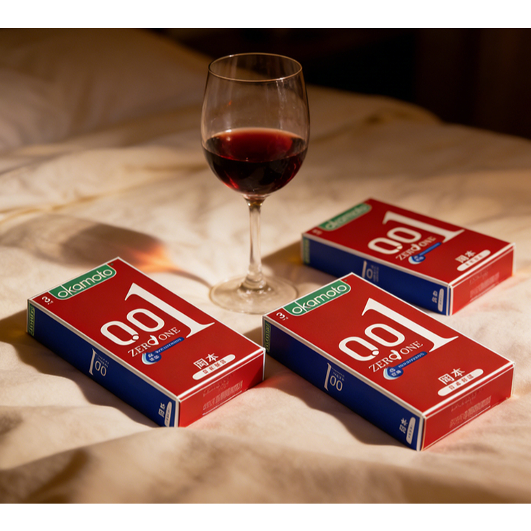 Okamoto 001 Zero One ถุงยางญี่ปุ่น มีเจลหล่อลื่น