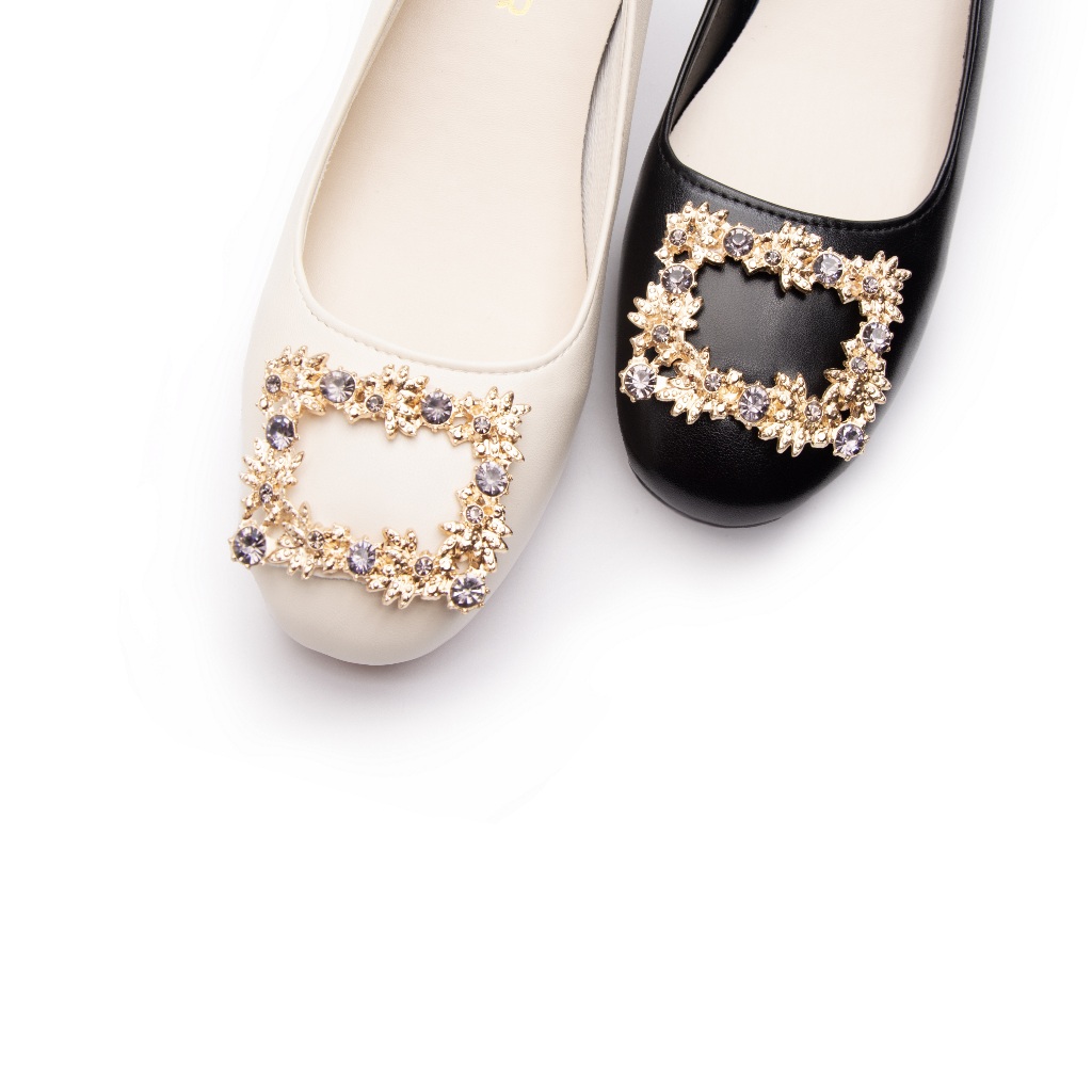 LADYSF รองเท้าส้นสูงผู้หญิงสีดำ สไตล์เกาหลี ส้นหนา เรียบหรู ใส่สบาย สำหรับงานออกงานและออฟฟิศ - รูปที่ 3