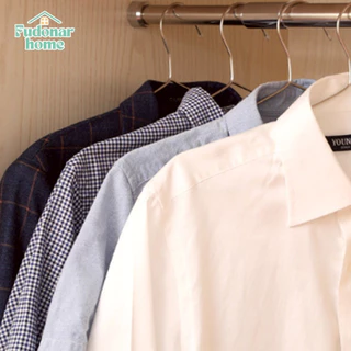 Fudonar ไม้แขวนเสื้อสแตนเลส 1แพ็ค10ชิ้น ไม้แขวน ไม่เป็นสนิม แข็งแรง ทนทาน