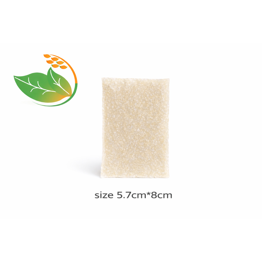 ข้าวตังแผ่นดิบ-เหลี่ยม 5.7*8 ซม.น้ำหนัก 1 กก.