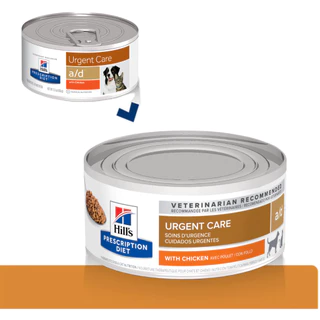 Hill's® Prescription Diet® a/d® Recovery Canine/Feline อาหารเปียกสุนัขและแมวสูตรหลังพักฟื้น ขนาด 156 g.