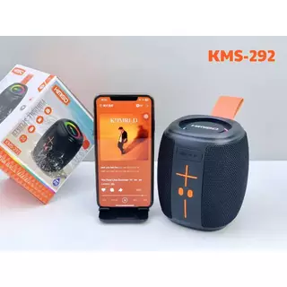 ลำโพงบลูทูธไร้สาย ขนาดมินิ KMS-292 พร้อมสายหิ้ว พกพกง่าย USB/TF/BT/TWS