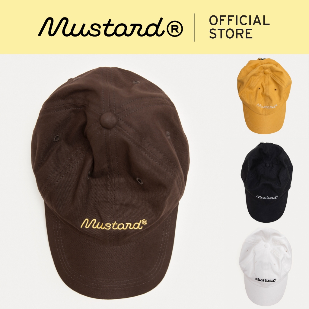 หมวกแก๊ป Mustard Basic Logo Hat แฟชั่นมินิมอล ใส่สบายทุกวัน
