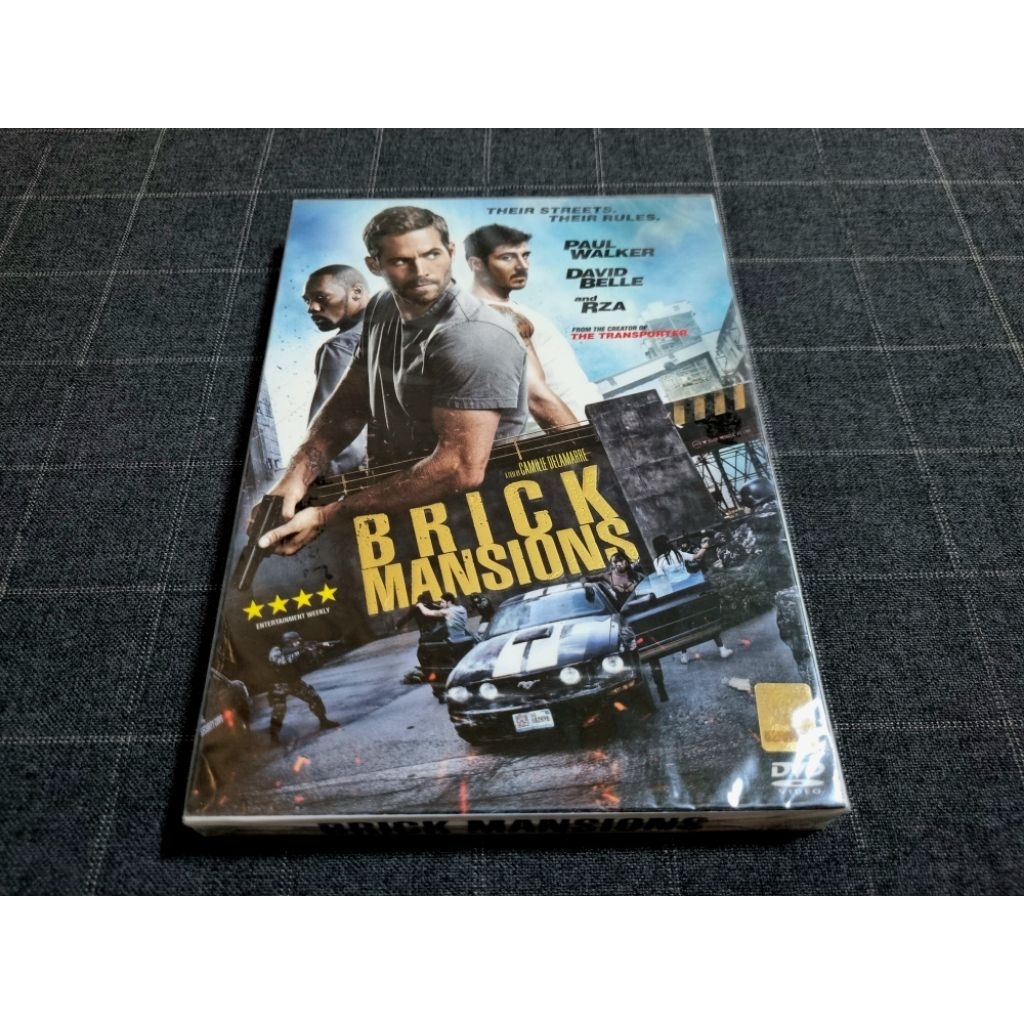 DVD ภาพยนตร์แอ็กชั่นทริลเลอร์สุดมันส์ รีเมคจาก B13 "Brick Mansions / พันธุ์โดด พันธุ์เดือด" (2014)