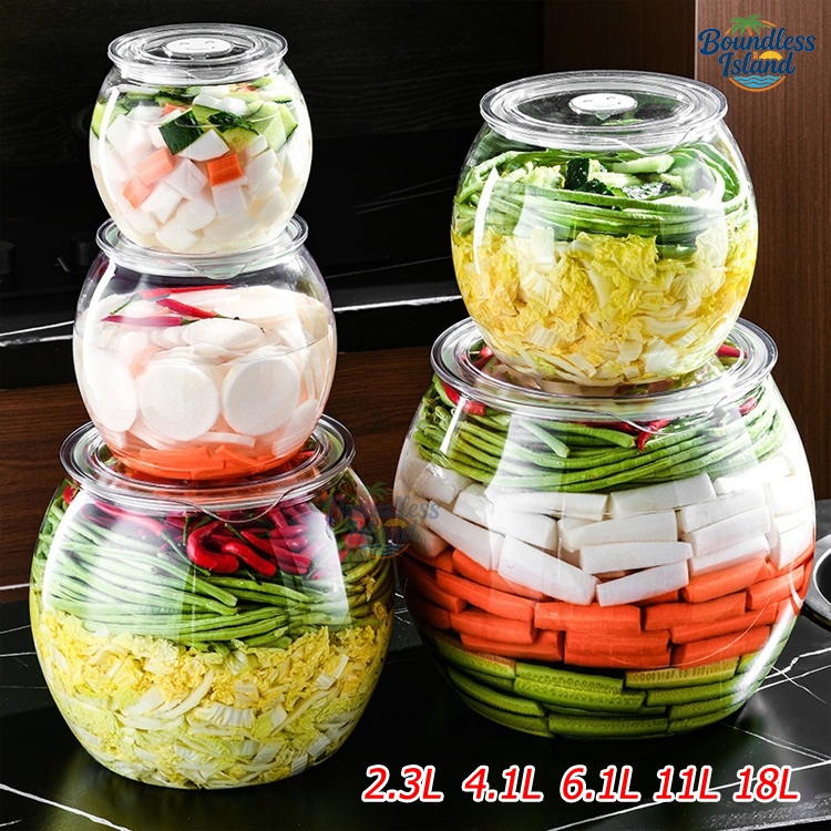 (พร้อมส่ง) โหลดอง ถังเก็บเม็ดข้าวสาร แบบสุญญากาศ โหลใส่เครื่องปรุง กล่องเก็บข้าวสาร ป้องกันความชื้น ถังน้ำ