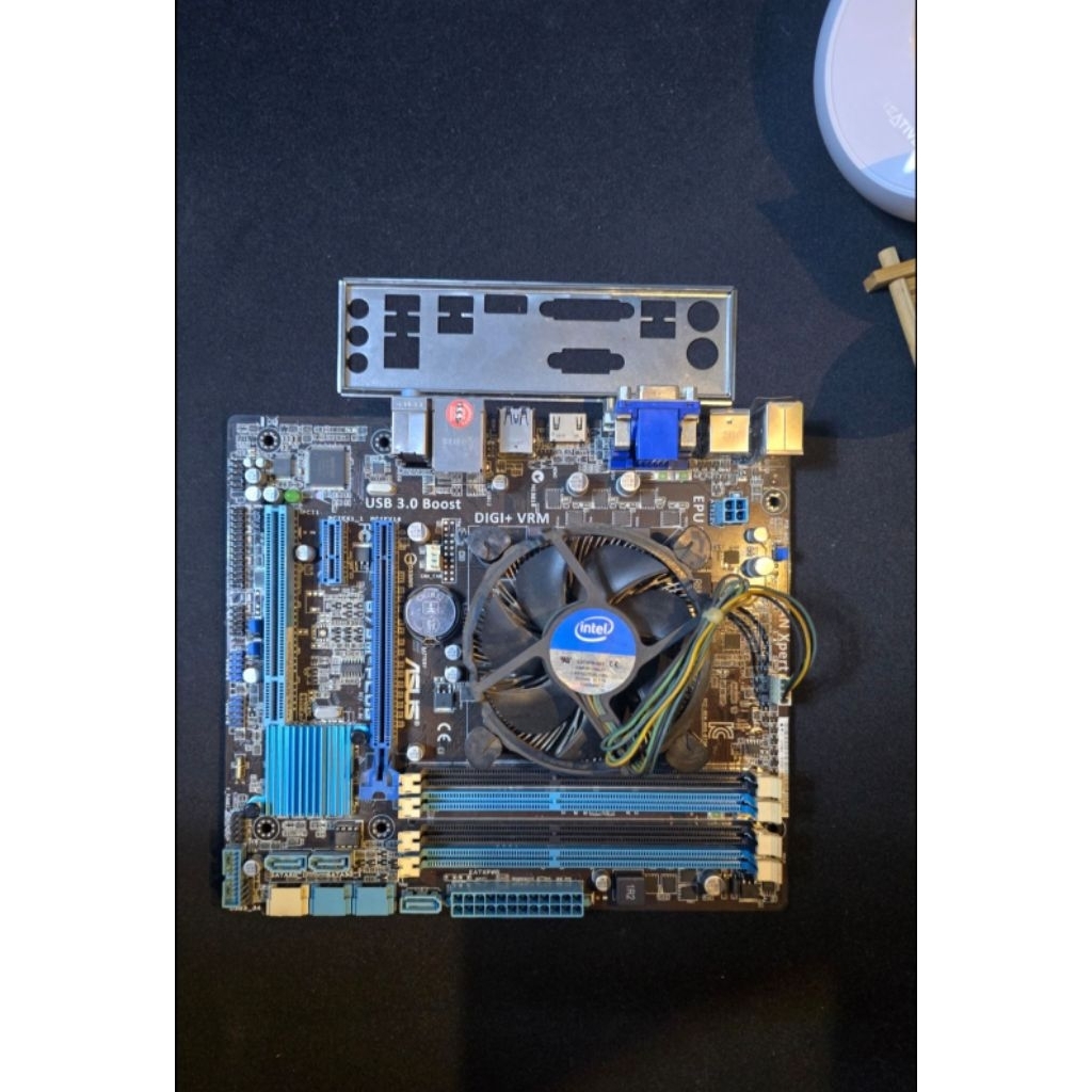 เมนบอร์ดพร้อม cpu i5 3570 + ASUS B75M-PLUS มือสอง