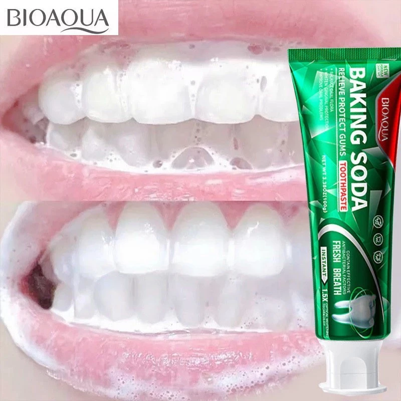 ยาสีฟัน BIOAQUA ขจัดคราบหินปูน ลดกลิ่นปาก ช่วยให้ฟันขาวขึ้นแบบธรรมชาติ