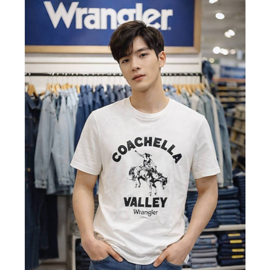 เสื้อยืด แบรนด์  Wrangler