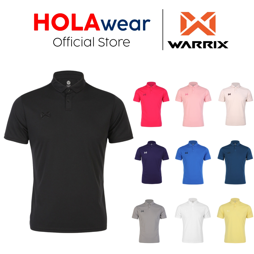 [มีส่งด่วน] เสื้อโปโล WARRIX 232PLACL34 โลโก้ปัก รุ่น PIN POLO SHIRT โพส 1/2