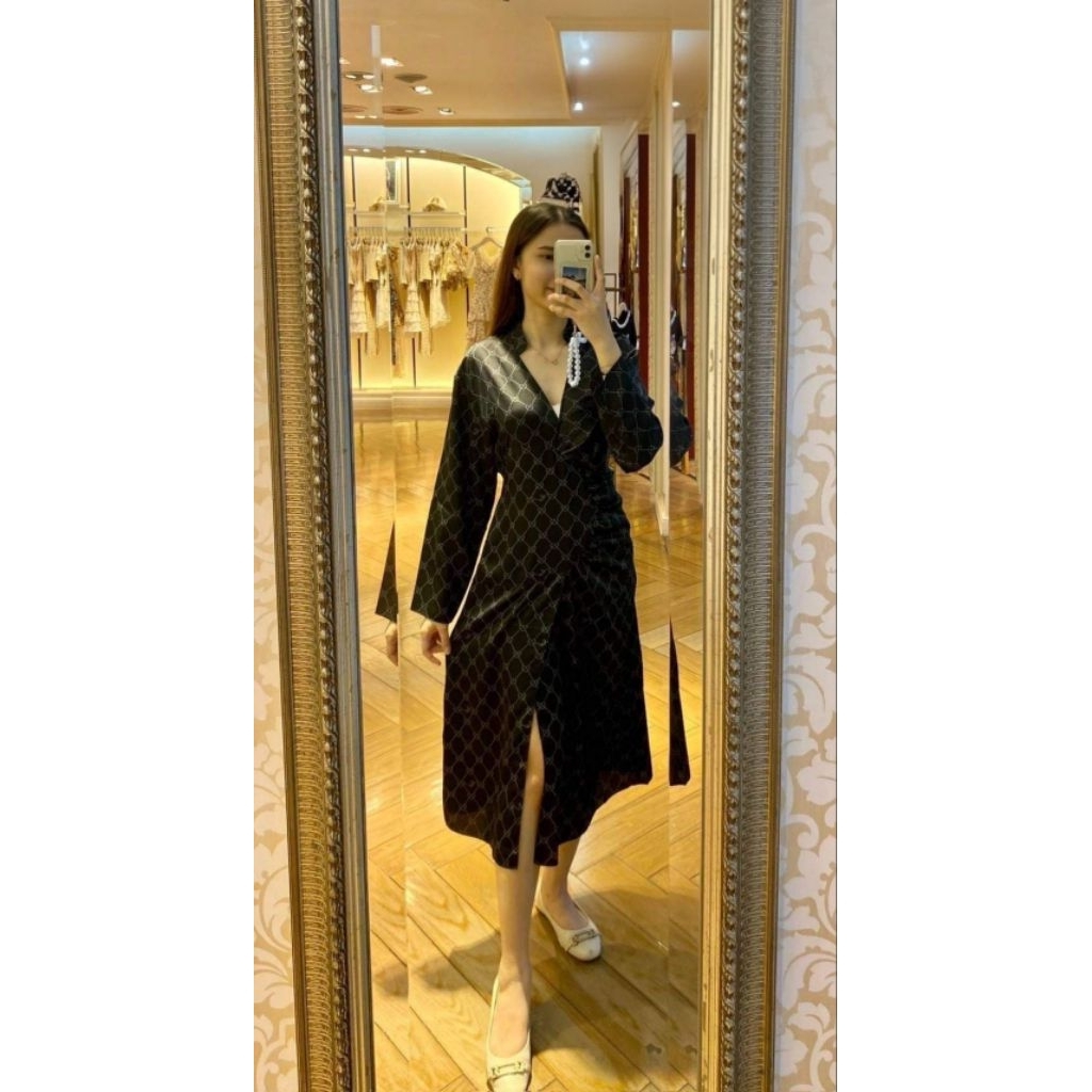 เดรส Lyn around ไซส์ XL มือ1 ป้ายห้อย สวย