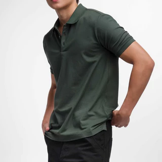 era-won เสื้อโปโล แขนสั้น ทรงสลิม Polo Shirt สี Tony Green