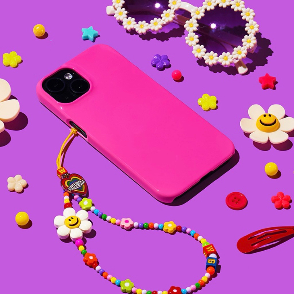 ❣️พร้อมส่ง❣️ [Wiggle Wiggle] Beads Phone Straps (Short) สายคล้องโทรศัพท์ลูกปัด แบบสั้น Phone Strap น่ารัก แฟชั่น กันหล่น