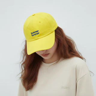 [W0373] หมวกแก๊ป หมวกเบสบอล ผ้าร่ม ปัก Summer สีสันสดใส ใส่ได้ทุกเพศ สายปรับได้ ใส่สบายงานน่ารัก
