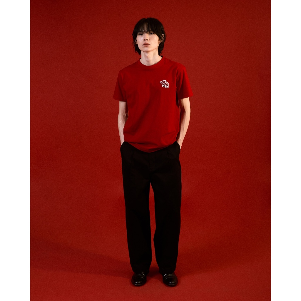 S26ME CLASSIC FIT T-SHIRT WITH LOGO EMBROIDERED
