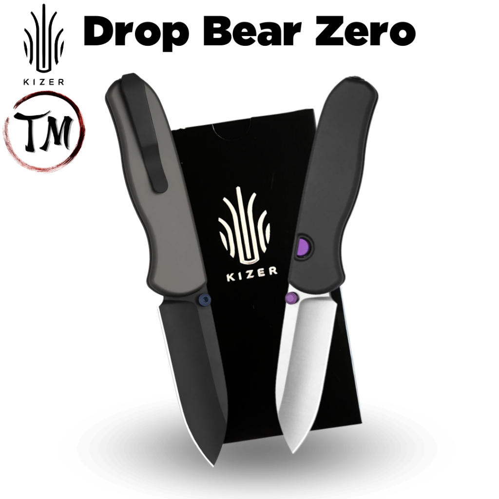 Kizer DropBear Zero พี่หมีซีโร่เหล็กElmax มีดEDCมินิมอล เบากระทัดรัด
