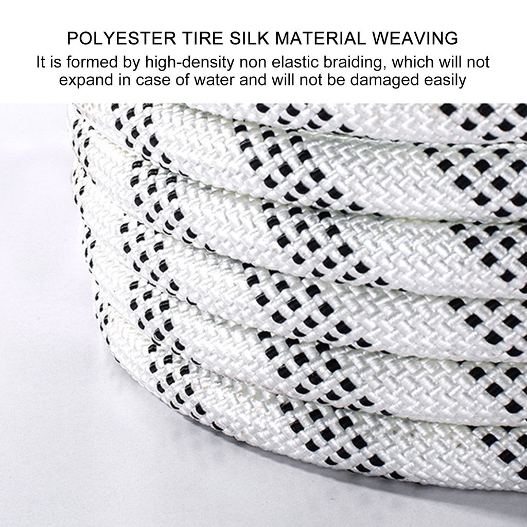 สายลากรถ เชือกกู้ภัยฉุกเฉินในรถยนต์ เชือกลากจูงที่ทนต่อแรงกระแทกพิเศษ 10 ตัน เชือกลากรถอุปกรณ์กู้ภัยในรถยนต์ สายลากจูง - รูปที่ 5