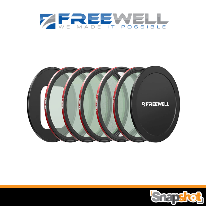 FREEWELL iPhone Quick Snap Filter Kit [ND4/8/16, CPL & Black Mist] [FW-SH-5PACK]