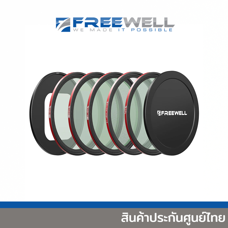 FREEWELL iPhone Quick Snap Filter Kit [ND4/8/16, CPL & Black Mist] [FW-SH-5PACK]
