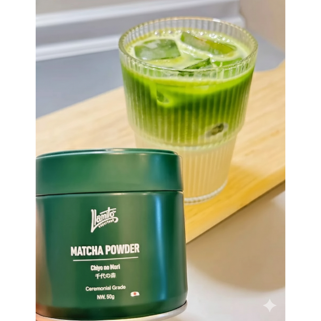 Matcha Chiyo no Mori (Llamito Brand) ผงมัทฉะ (ชิโยะ โนะ โมริ) ยามิโตะ ขนาด 50 กรัม