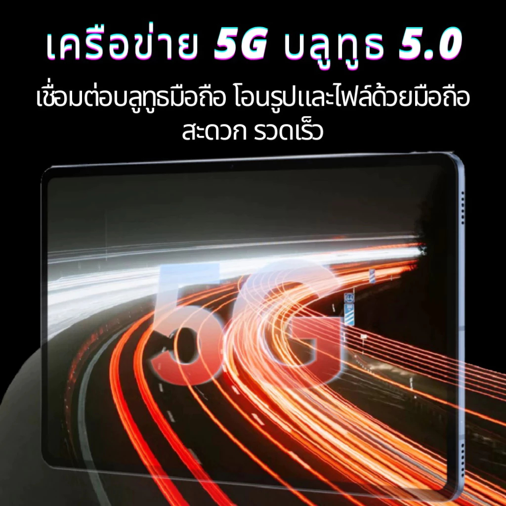 🥰【ซื้อ 1 แถม 11】 Tablet 5Gแท็บเล็ต รองรับซิม 2026 แท็ปเล็ต Android14แรม 16GB รอม 1TB แท็บเล็ต 11.8นิ้ว Full HD Dual SIM - รูปที่ 3