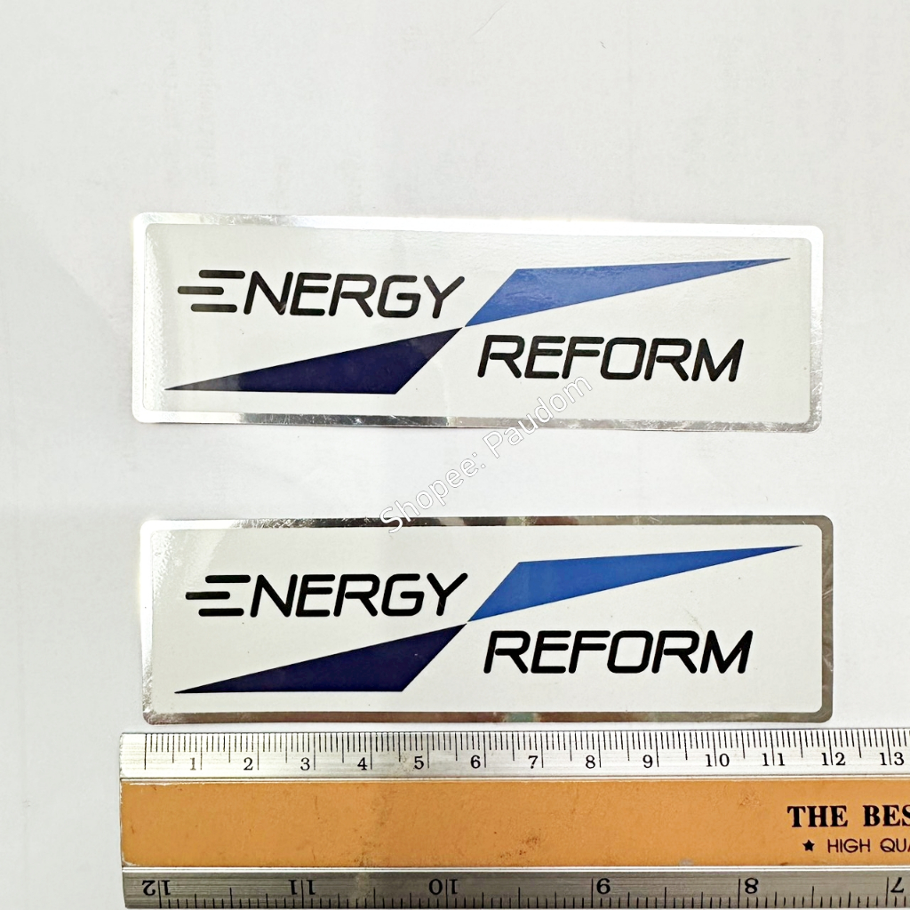 ราคาต่อแผ่น สติ๊กเกอร์ Energy Reform เอนเนอร์จี้ รีฟอร์ม ของแท้