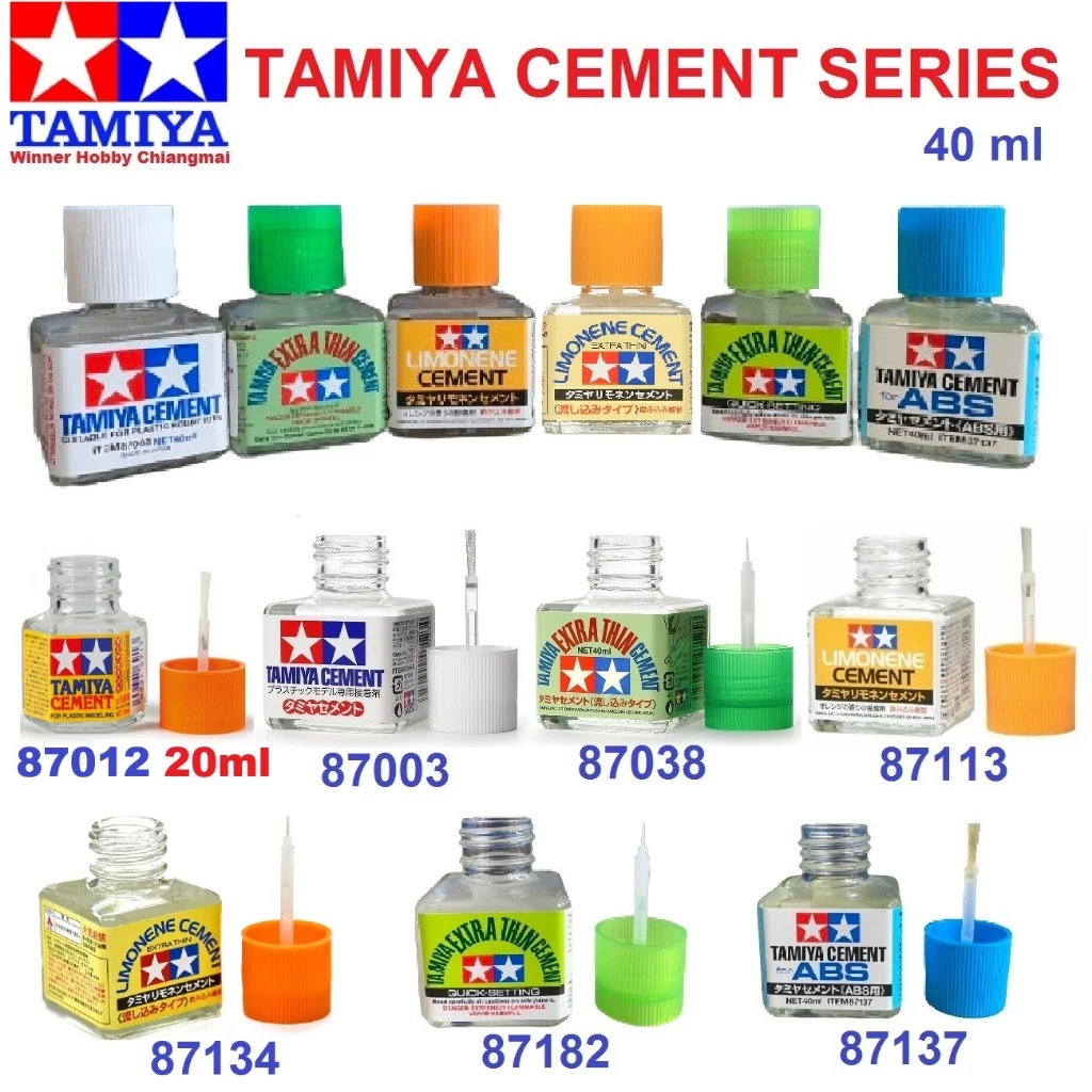 Tamiya Cement Glue 87003,87038,87113,87182,87137,87134,87012 Gundam Gunpla Model Tool ชุดโมเดลกันดั้มกันพลา กาว Japan