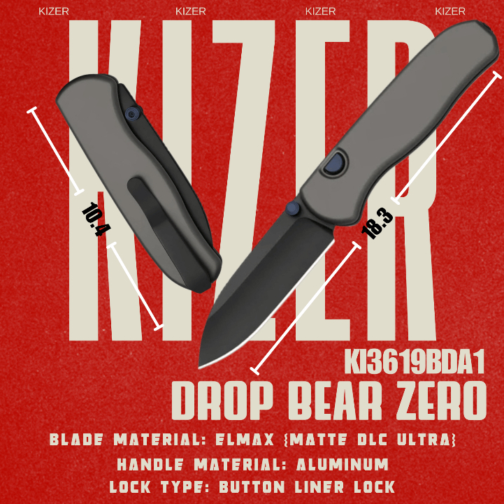 Kizer Drop Bear Zero | Elmax | Aluminum | Ki3619BDA1 ร้าน Tamashi bkk ของแท้