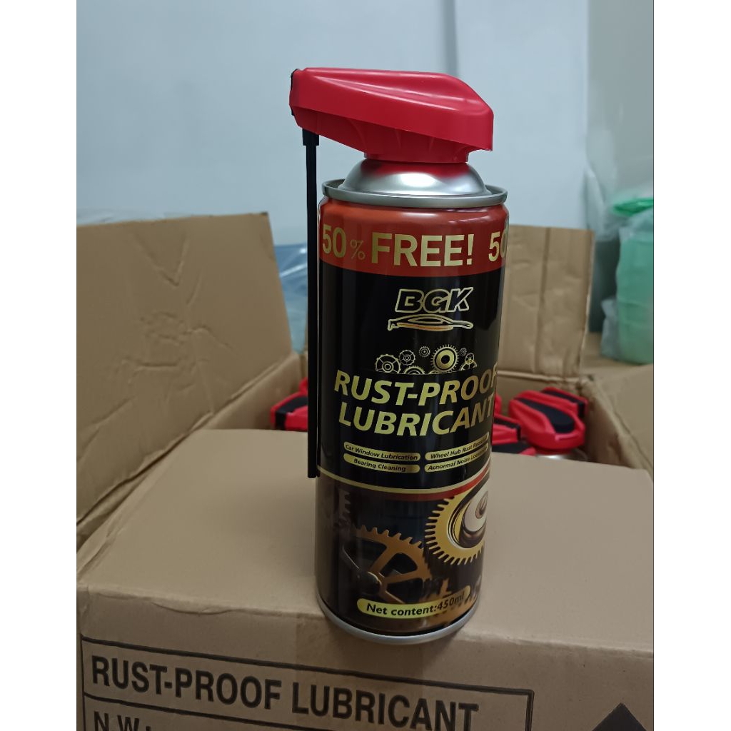 สเปรย์หล่อลื่นและป้องกันสนิม BGK ขนาด 450 ml.