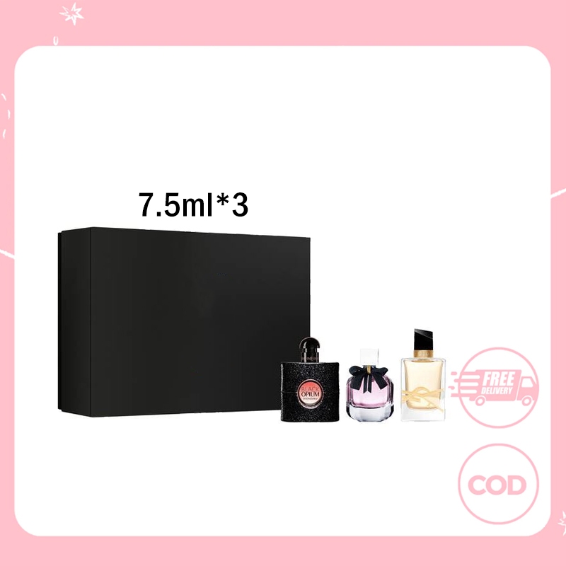 7.5ml*3 Y-S-L 3 in 1 miniature perfume gift box set parfum ชุดกล่องสุคนธ์ขวัญคลาสสิก