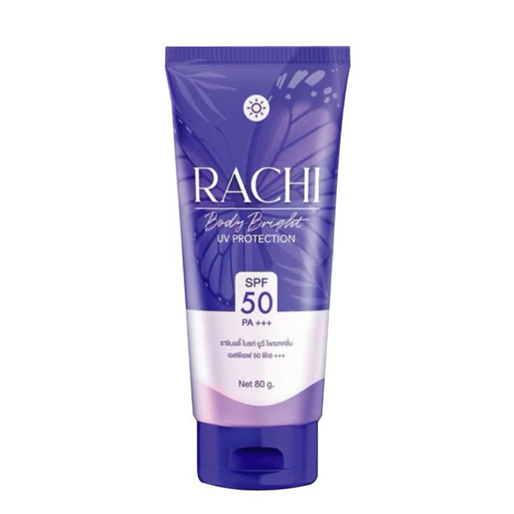 [ไลฟ์ลด50% ส่งฟรี] ราชิทาตัว กันแดดราชิทาผิวกาย คาริสต้า CARISTA Body UV spf50+ 1หลอด80กรัม