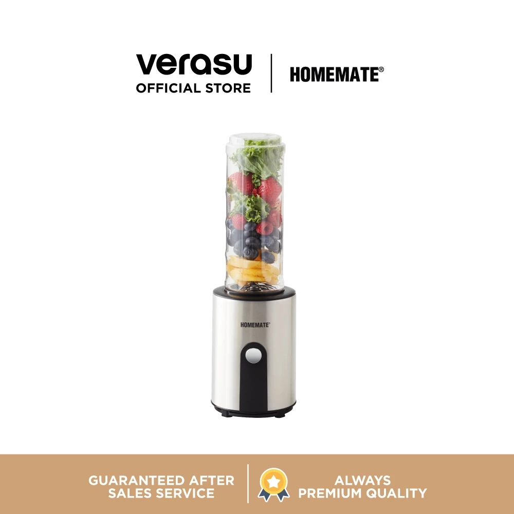 HOMEMATE เครื่องปั่นพกพา 0.6 ลิตร Mix And Go รุ่น HOM-297081