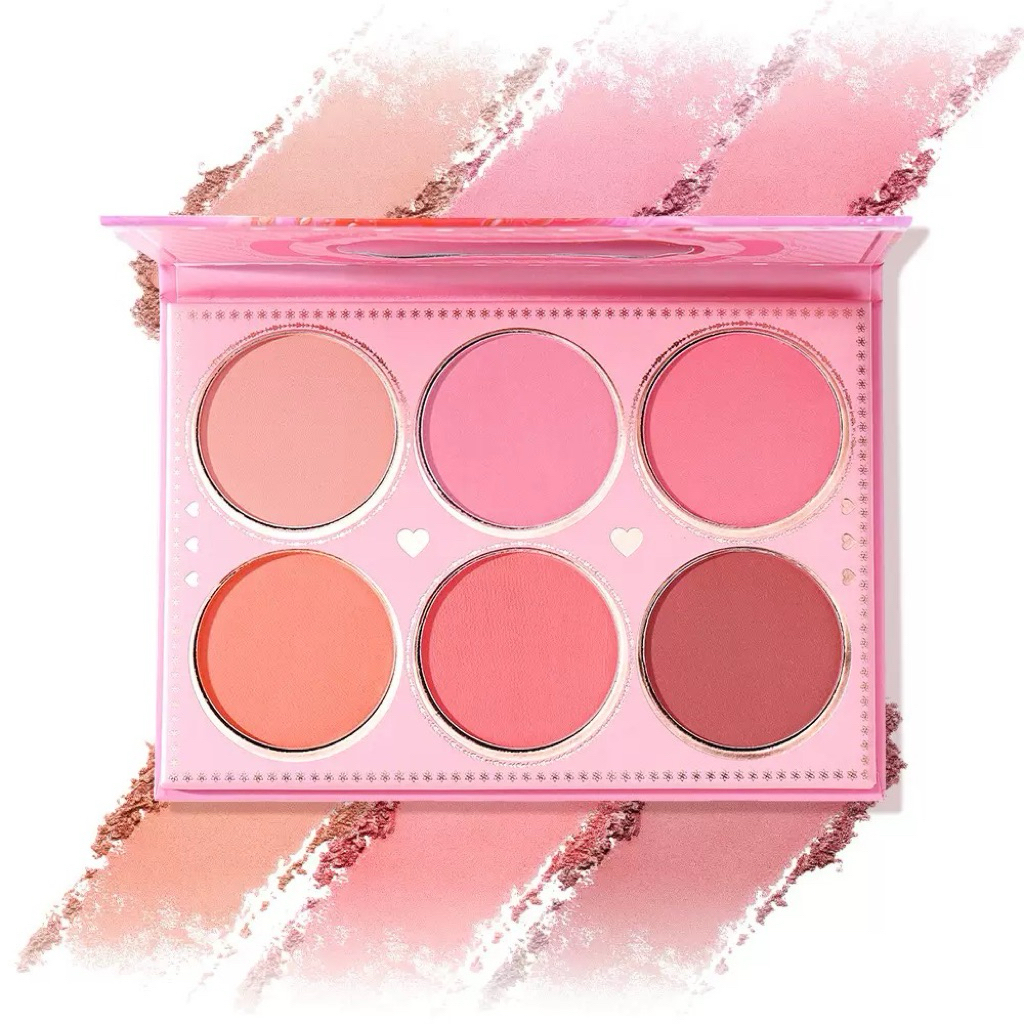 พาเลตต์​ บลัชออน อายแชโดว์​ Mila Color​ Blusher เนื้อแมท เนื้อชิ​มเมอร์​ โทนส้ม โทนชมพู​ โืทนอิฐ กันน้ำ กัน​เหงื่อ​ติดทน