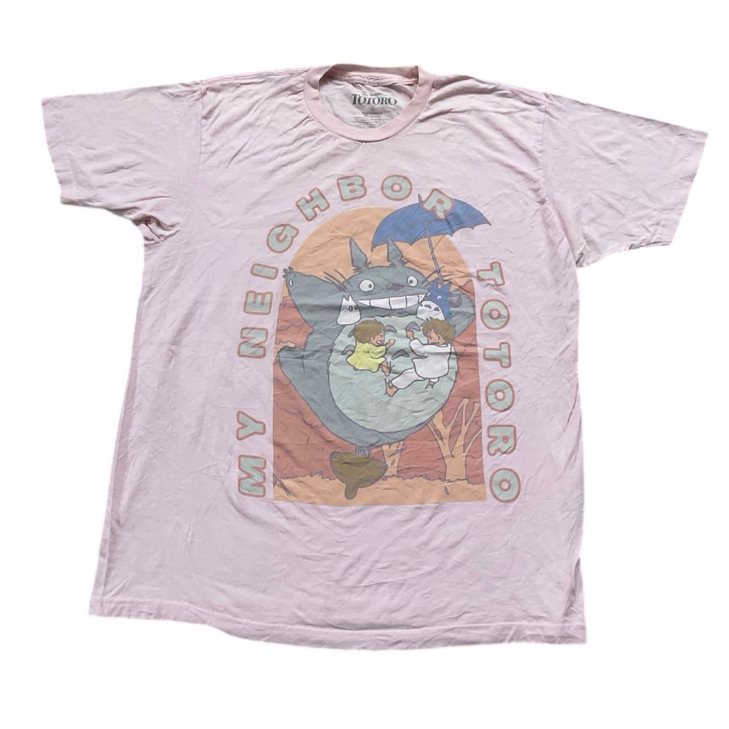 เสื้อ My Neighbor Totoro Studio Ghibli ปั้มคอลิขสิทธิ์แท้ 💯