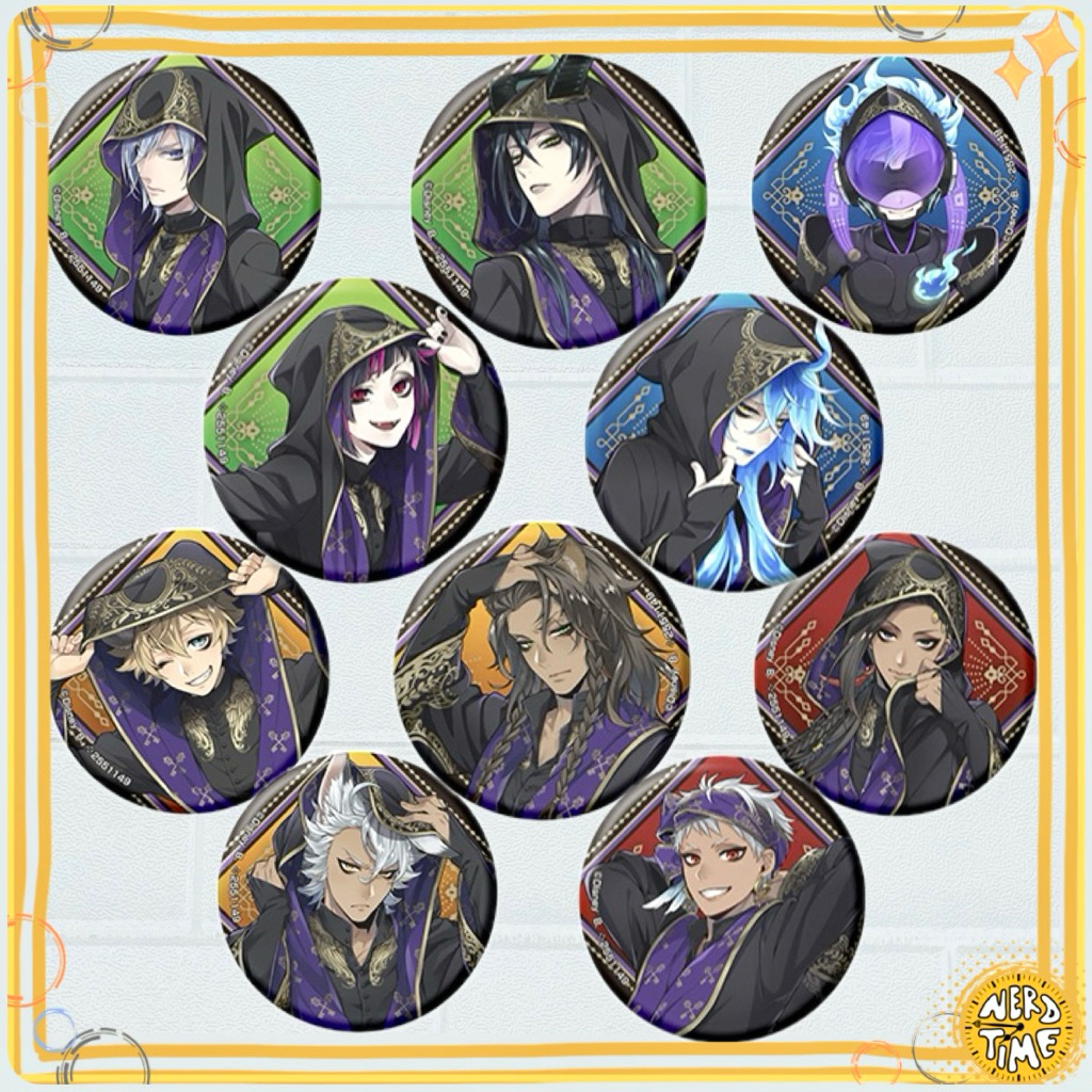 แท้✅ เข็มกลัด ชุดพิธีการ ทวิสเต็ด Twisted Wonderland Badges Ceremonial Leona Malleus Idia Lilia มัลเลอุส อิเดีย เลโอนา