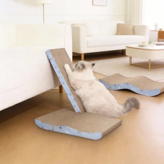 FurryCuddle พร้อมส่ง โซฟาที่ลับเล็บแมว ที่ฝนเล็บแมว ที่ลับเล็บแมว ของเล่นน้องแมว แถมฟรี! แคทนิป COD ST046