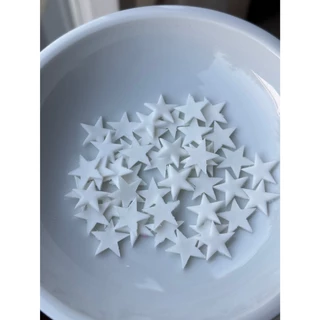 น้ำตาลแต่งหน้าเค้ก ⭐️รูปดาว⭐️ น้ำตาลตกแต่งขนม น้ำตาลกัมเพส