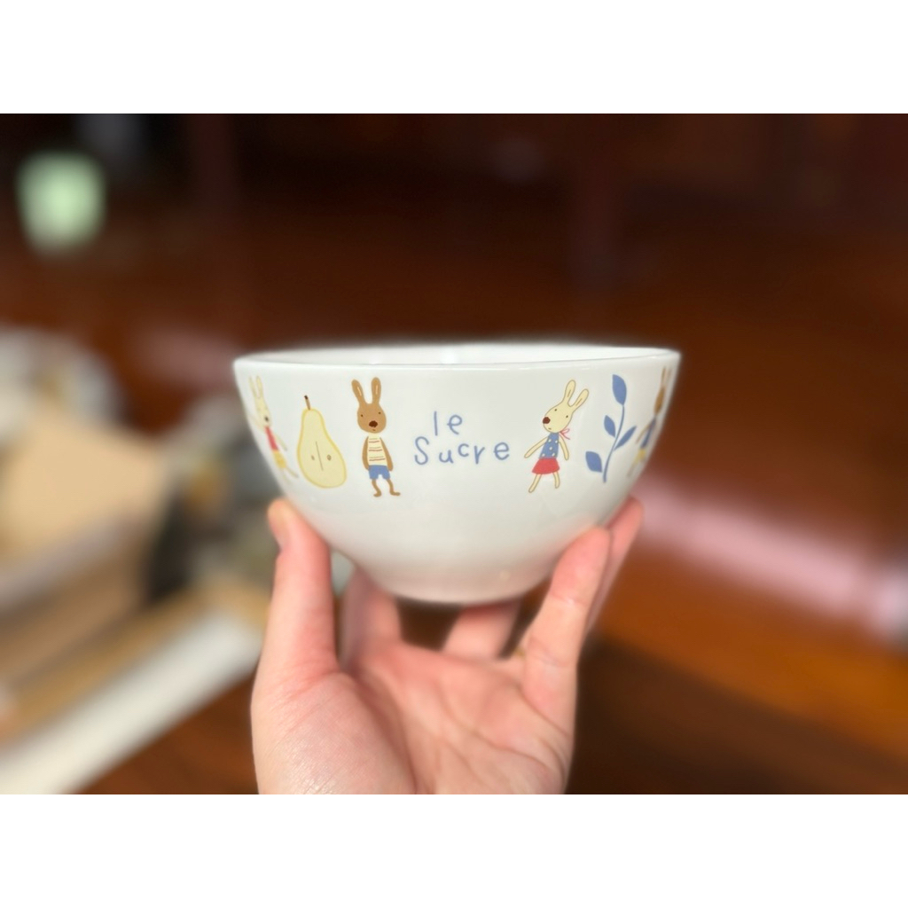 Le Sucre ปั้ม made in japan 🇯🇵 ถ้วยแกง ชามมาม่า สภาพดี ก้นอาจจะมีรอยนิดนึง ขนาด 13 x 7 cm. ใบละ 450 บาท