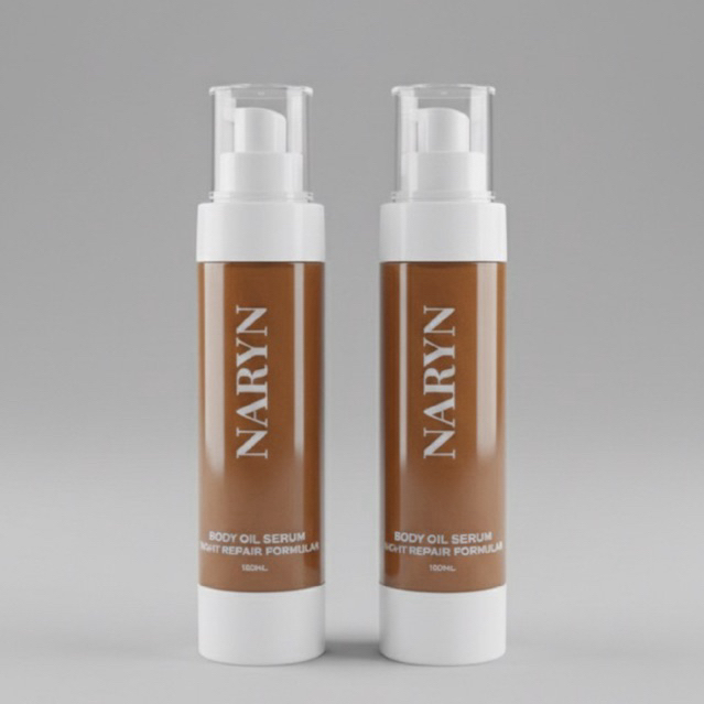 Nalyn Body Oil Whitening (Night Repair Formula )  นารีน บอดี้ออยล์ ขนาด 100ml.