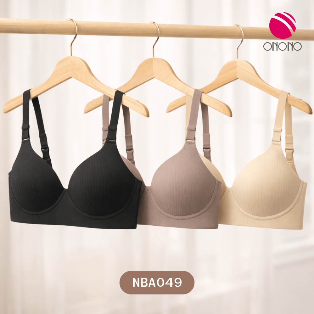 New! ONONO เสื้อชั้นในไร้โครง ฟองน้ำบาง รุ่น NBA049 - รูปที่ 3