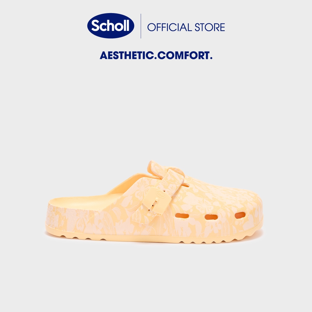 Scholl รองเท้าแตะผู้หญิงแบบสวม รุ่น Bahia Clog for Women เทคโนโลยี Bioprint กระชับทุกก้าวเดิน ราคา ถูกที่สุด ดีลบีเคเค แกลเลอรีภาพที่ 2