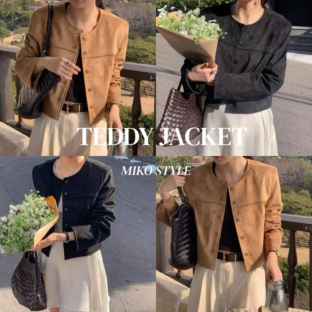พร้อมส่งจากไทย MIKO STYLE - TEDDY JACKET
