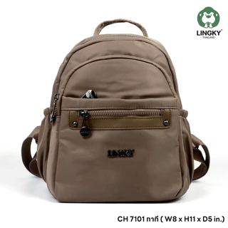 171-CH7101 กระเป๋าเป้ ผ้าไนล่อนอย่างดร รุ่น CH 7101 ไซส์ 9.5" มีทั้งหมด 4 ซิป มีให้เลือกด้วยกัน 6 สีจ้าๆๆ
