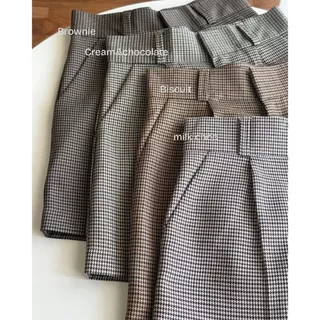 Sunday Shorts 🌤️🍒🥨 | กางเกงขาสั้นเอวสูง ทรงตรง ผ้าหนา อยู่ทรง
