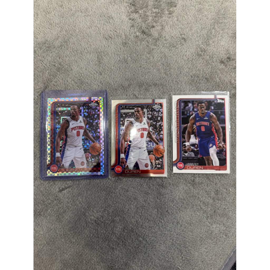 การ์ด Topps Chrome Basketball Jalen Duren
