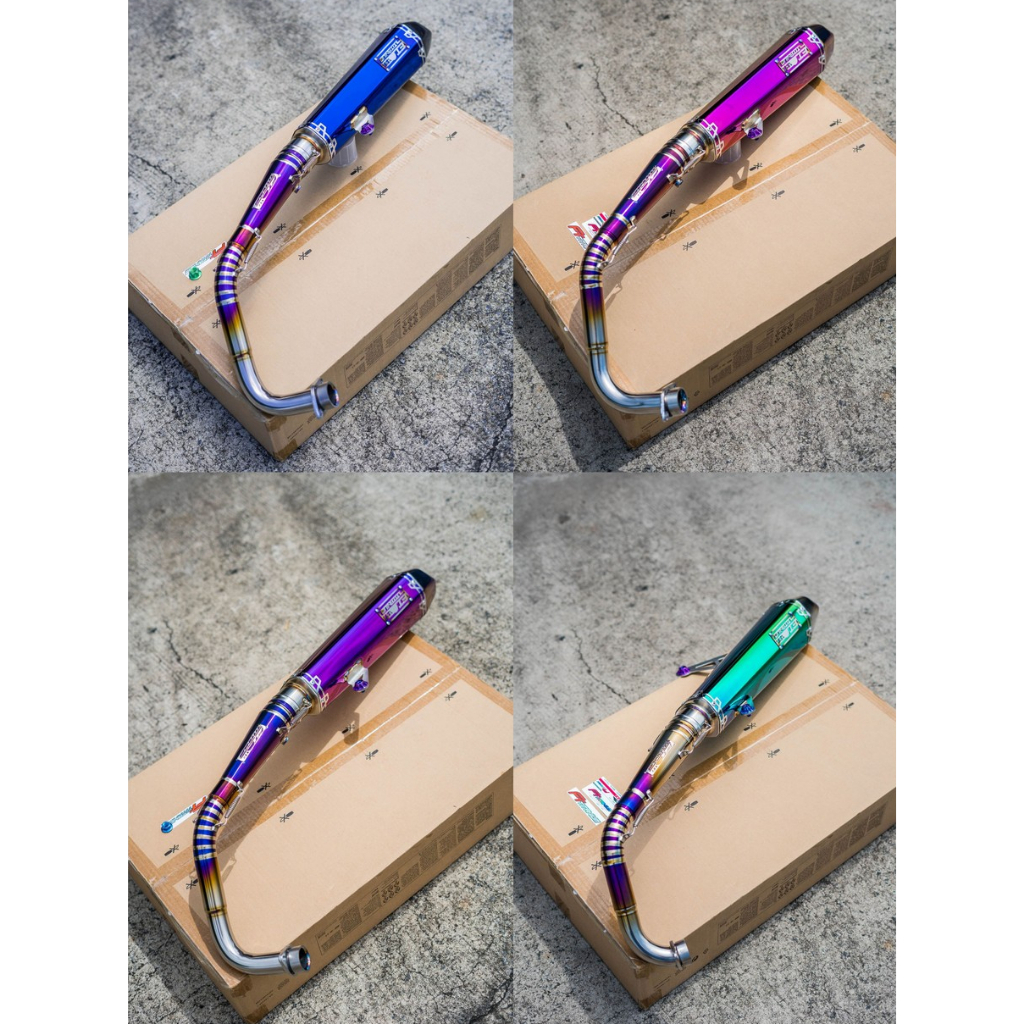 ท่อ FT Titanium Forza350 Xmax300 Zontes / Ti - SUS - Carbon