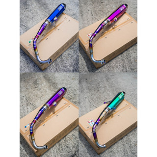 ท่อ FT Titanium Forza350 Xmax300 Zontes / Ti - SUS - Carbon