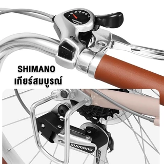 ANCHI จักรยาน SHIMANO เกียร์ 20 นิ้ว พับได้ การเดินทางแบบพกพา เบาะ ที่นั่งสบาย รอบมีดคัตเตอร์ 30 มม