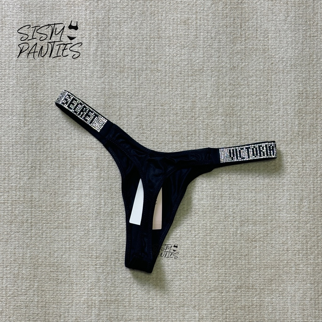 (สินค้าพร้อมส่ง) Victoria's Secret กางเกงชั้นใน Shine Strap Thong Panty ของแท้! รูปที่ 4